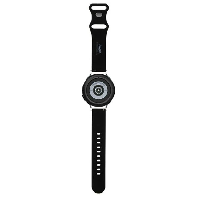 Ремінець Hello Kitty Silicone Kitty Head Універсальний 20mm Black (Hel000102-0)