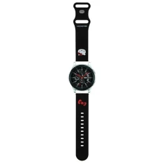 Ремешок Hello Kitty Silicone Kitty Head Black 22mm (Hel000103-0)