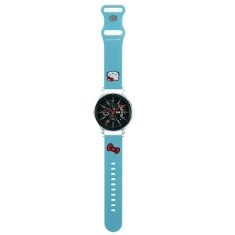 Ремінець Hello Kitty Silicone Kitty Head для Universal 22mm Blue (HKUWLSCHBLB)