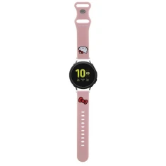Ремінець Hello Kitty Silicone Kitty Head для Universal 20mm Pink (HKUWMSCHBLP)