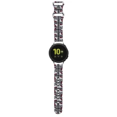 Ремінець Hello Kitty Silicone Heads & Stripes Universal 20mm Black (Hel000106-0)