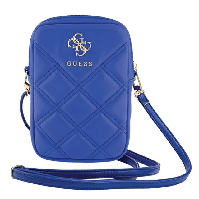Сумка Guess 4G Triangle Metal Logo Wallet Zipper Pouch Blue (GUWBZPSQSSGB)