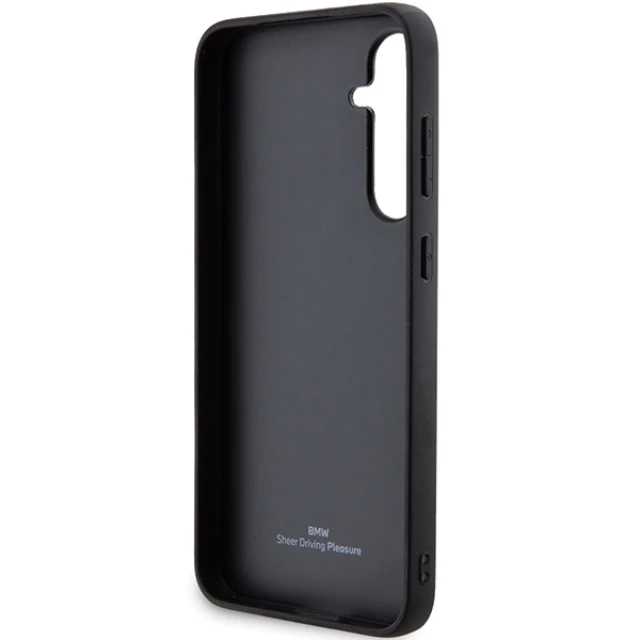Чехол BMW Leather Hot Stamp для Samsung Galaxy S23 FE (S711) Black (BMHCS23FESLLBK)