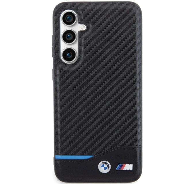 Чохол BMW Leather Carbon для Samsung Galaxy S23 FE (S711) Black (BMHCS23FE22NBCK)