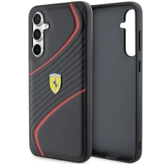 Чохол Ferrari Twist Metal Logo для Samsung Galaxy S23 FE (S711) Black (FEHCS23FEPTWK)