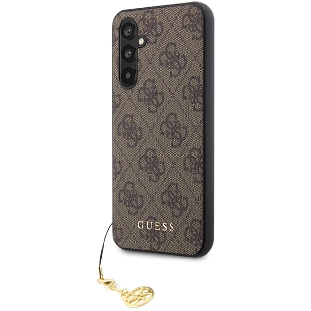 Чохол Guess 4G Charms Collection для Samsung Galaxy S23 FE (S711) Brown (GUHCS23FEGF4GBR)