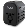 Адаптер Tumi Travel Adapter 20W USB-C / 2xUSB-A Black (TUTA20WMSLK)