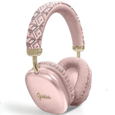 Бездротові навушники Guess Gcube Metallic Script Logo Pink (GUBHK1GCTCSP)