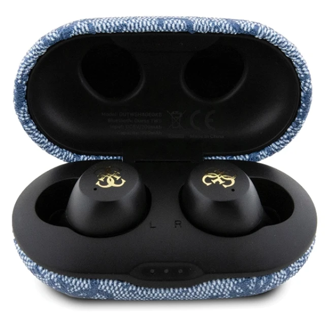 Бездротові навушники Guess 4G Metal Blue (GUTWSP4EGB)