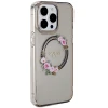 Чохол Guess IML Flowers Wreatch для iPhone 15 Pro Max Black with MagSafe (GUHMP15XHFWFCK)