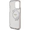 Чохол Guess IML Flowers Wreatch для iPhone 15 Pro Max Black with MagSafe (GUHMP15XHFWFCK)