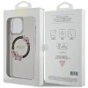 Чохол Guess IML Flowers Wreatch для iPhone 15 Pro Max Black with MagSafe (GUHMP15XHFWFCK)