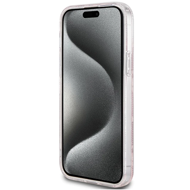 Чохол Guess IML GCube для iPhone 15 | 14 | 13 Pink with MagSafe (GUHMP15SHGCUSTGP)