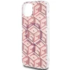 Чохол Guess IML GCube для iPhone 15 | 14 | 13 Pink with MagSafe (GUHMP15SHGCUSTGP)