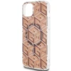 Чохол Guess IML GCube для iPhone 15 | 14 | 13 Brown with MagSafe (GUHMP15SHGCUSTGW)