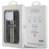 Чехол Guess IML 4G Gold Stripe для iPhone 15 Pro Black (GUHCP15LH4PSEGK)