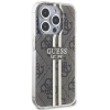 Чохол Guess IML 4G Gold Stripe для iPhone 15 Pro Brown (GUHCP15LH4PSEGW)
