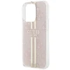 Чохол Guess IML 4G Gold Stripe для iPhone 14 Pro Max Pink (GUHCP14XH4PSEGP)
