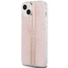 Чохол Guess IML 4G Gold Stripe для iPhone 15 Plus | 14 Plus Pink (GUHCP15MH4PSEGP)