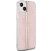 Чохол Guess IML 4G Gold Stripe для iPhone 15 Plus | 14 Plus Pink (GUHCP15MH4PSEGP)