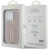 Чохол Guess IML 4G Gold Stripe для iPhone 15 Pro Pink (GUHCP15LH4PSEGP)