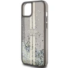 Чохол Guess Liquid Glitter Gold Stripes для iPhone 15 Plus | 14 Plus Black (GUHCP15MLFCSEGK)