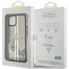 Чохол Guess Liquid Glitter Gold Stripes для iPhone 15 Plus | 14 Plus Black (GUHCP15MLFCSEGK)