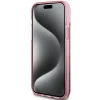 Чохол Guess Liquid Glitter Gold Stripes для iPhone 15 Plus | 14 Plus Pink (GUHCP15MLFCSEGP)