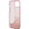Чохол Guess Liquid Glitter Gold Stripes для iPhone 15 Plus | 14 Plus Pink (GUHCP15MLFCSEGP)