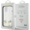 Чехол Guess Liquid Glitter Gold Stripes для iPhone 15 Plus | 14 Plus Transparent (GUHCP15MLFCSEGT)