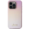 Чохол Guess Saffiano Iridescent Script для iPhone 15 Pro Pink (GUHCP15LPSAIRSP)