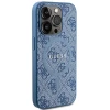 Чохол Guess 4G Collection Leather Metal Logo для iPhone 14 Pro Blue with MagSafe (GUHMP14LG4GFRB)