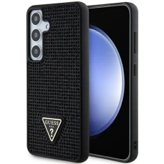 Чохол Guess Rhinestone Triangle для Samsung Galaxy S24 (S921) Black (GUHCS24SHDGPPK)