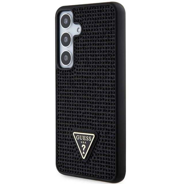 Чохол Guess Rhinestone Triangle для Samsung Galaxy S24 (S921) Black (GUHCS24SHDGPPK)