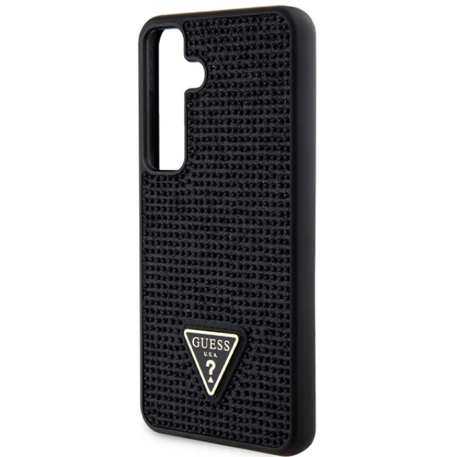 Чохол Guess Rhinestone Triangle для Samsung Galaxy S24 (S921) Black (GUHCS24SHDGPPK)