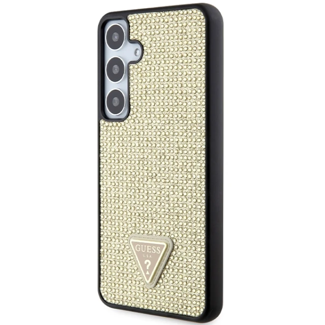 Чохол Guess Rhinestone Triangle для Samsung Galaxy S24 Plus (S926) Gold (GUHCS24MHDGPPD)