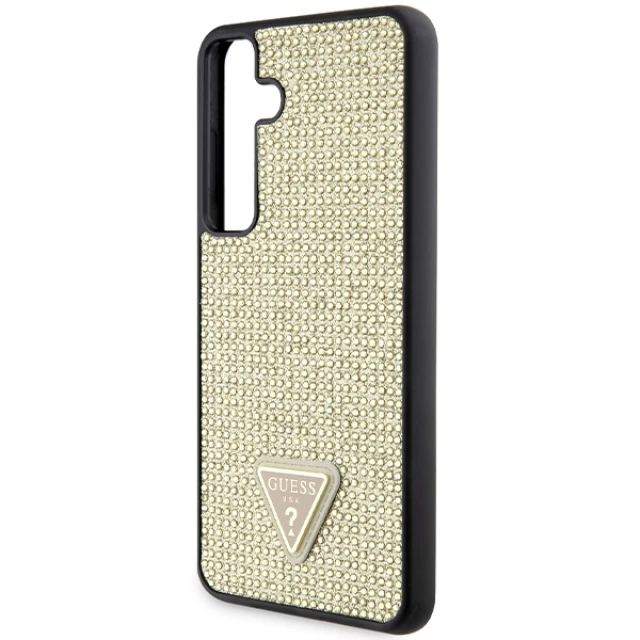 Чохол Guess Rhinestone Triangle для Samsung Galaxy S24 Plus (S926) Gold (GUHCS24MHDGPPD)