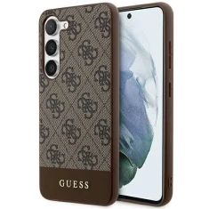 Чохол Guess 4G Stripe Collection для Samsung Galaxy S24 Plus (S926) Brown (GUHCS24MG4GLBR)