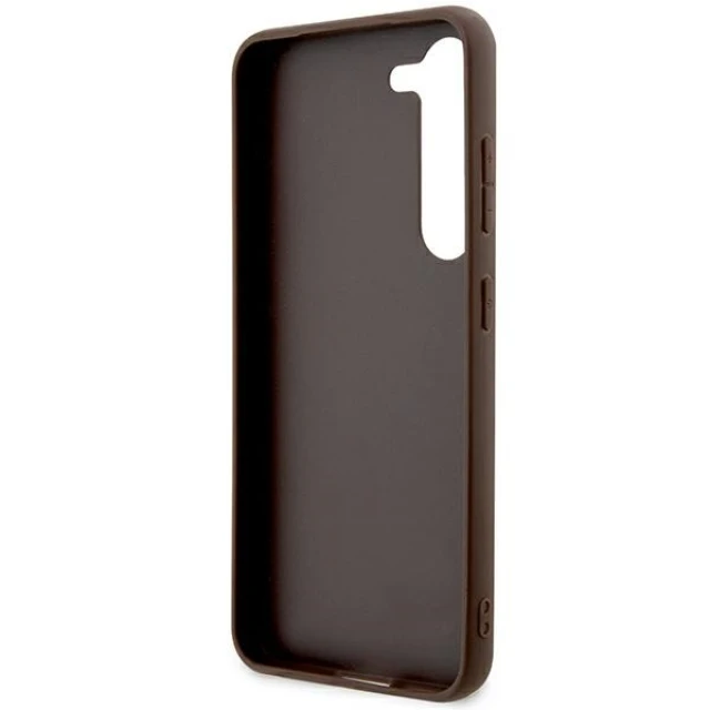 Чохол Guess 4G Stripe Collection для Samsung Galaxy S24 Plus (S926) Brown (GUHCS24MG4GLBR)