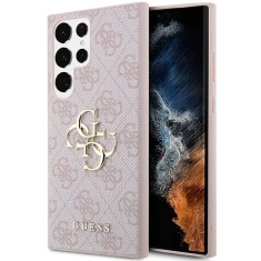 Чохол Guess 4G Big Metal Logo для Samsung Galaxy S24 Ultra (S928) Pink (GUHCS24L4GMGPI)