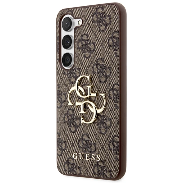 Чохол Guess 4G Big Metal Logo для Samsung Galaxy S24 Plus (S926) Brown (GUHCS24M4GMGBR)