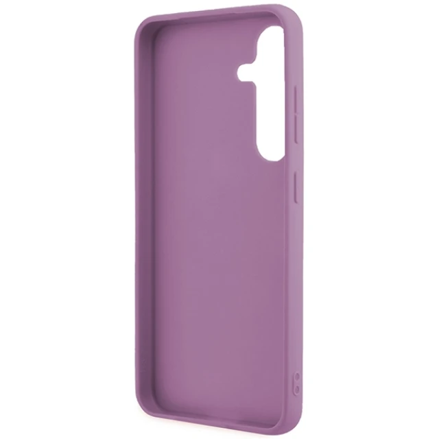 Чехол Guess HardCase Glitter Script для Samsung Galaxy S24 Plus (S926) Purple (GUHCS24MHGGSHU)