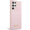 Чохол Guess Glitter Script для Samsung Galaxy S24 Ultra (S928) Pink (GUHCS24LHGGSHP)