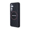 Чехол AMG Hardcase Silicone Carbon Pattern для Samsung Galaxy S24 (S921) Black with MagSafe (AMHMS24S23SMRK)