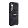 Чехол AMG Hardcase Silicone Carbon Pattern для Samsung Galaxy S24 (S921) Black with MagSafe (AMHMS24S23SMRK)