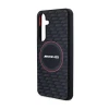 Чехол AMG Hardcase Silicone Carbon Pattern для Samsung Galaxy S24 (S921) Black with MagSafe (AMHMS24S23SMRK)