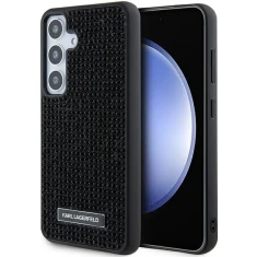 Чохол Karl Lagerfeld Rhinestone Metal Logo для Samsung Galaxy S24 (S921) Black (KLHCS24SHDSPRK)