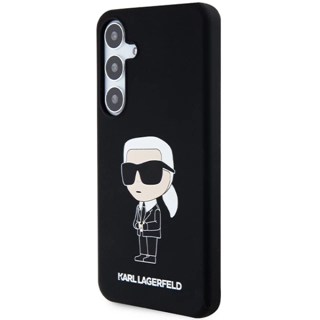 Чохол Karl Lagerfeld Silicone Ikonik для Samsung Galaxy S24 (S921) Black (KLHCS24SSNIKBCK)
