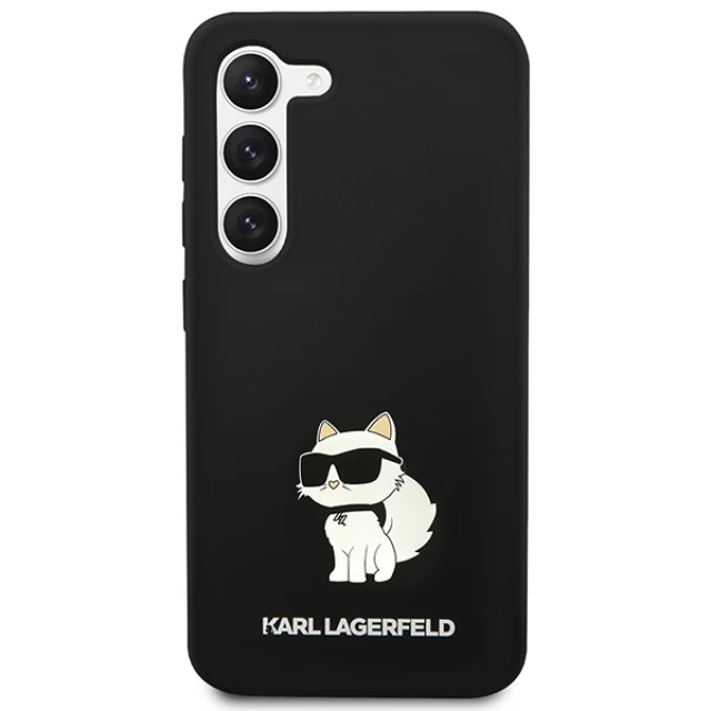 Чохол Karl Lagerfeld Silicone Choupette для Samsung Galaxy S24 (S921) Black (KLHCS24SSNCHBCK)