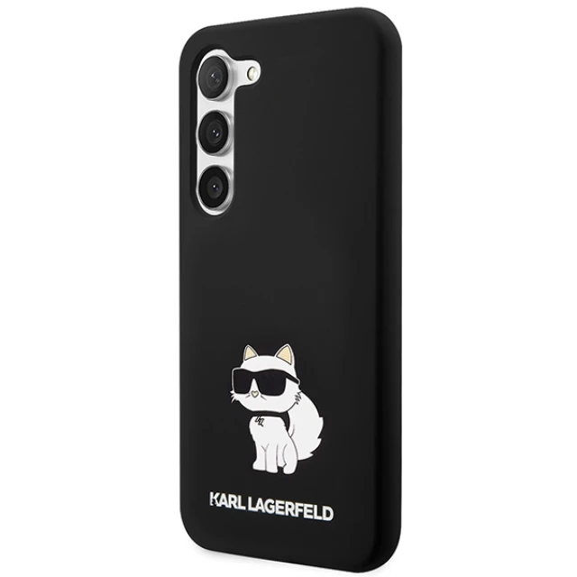 Чохол Karl Lagerfeld Silicone Choupette для Samsung Galaxy S24 Plus (S926) Black (KLHCS24MSNCHBCK)